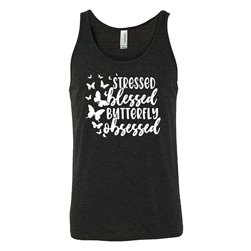 Stressed, Blessed, Butterfly Obsessed Shirt Unisex - Image 4