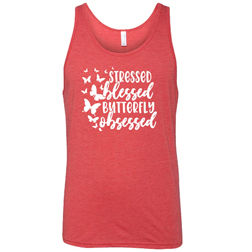 Stressed, Blessed, Butterfly Obsessed Shirt Unisex - Image 8