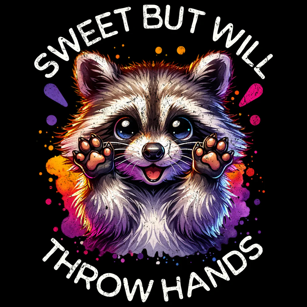 Sweet But Will Throw Hands Shirt Unisex - Image 13