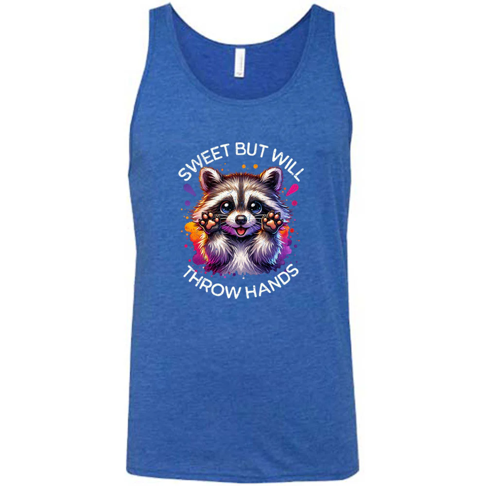 Sweet But Will Throw Hands Shirt Unisex - Image 5