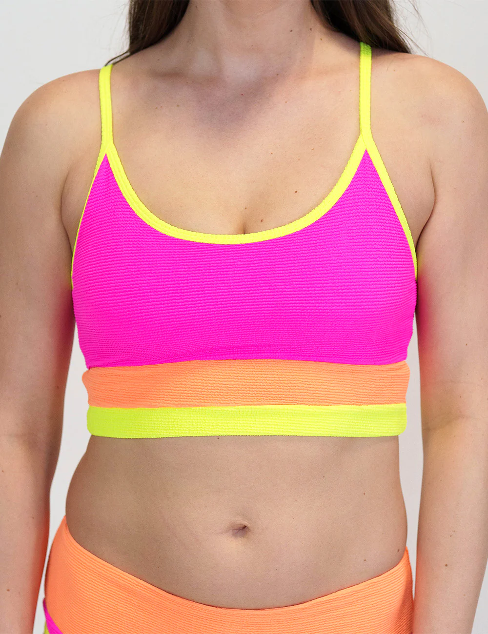 Swimsuit Top | Neon Coastline