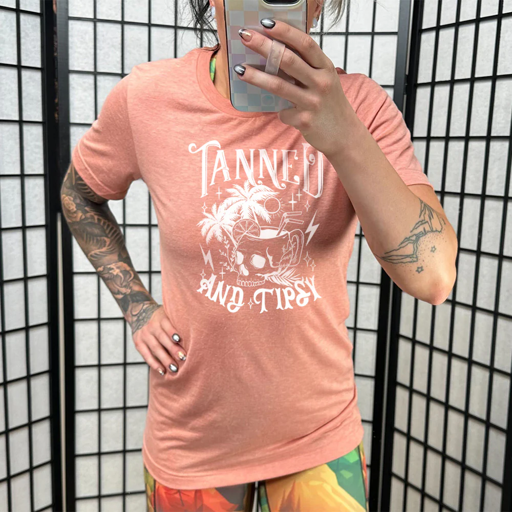 Tanned and Tipsy Shirt Unisex - Image 9