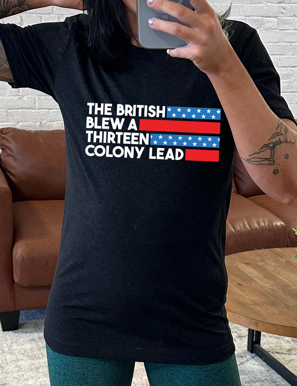 The British Blew A Thirteen Colony Lead Shirt Unisex