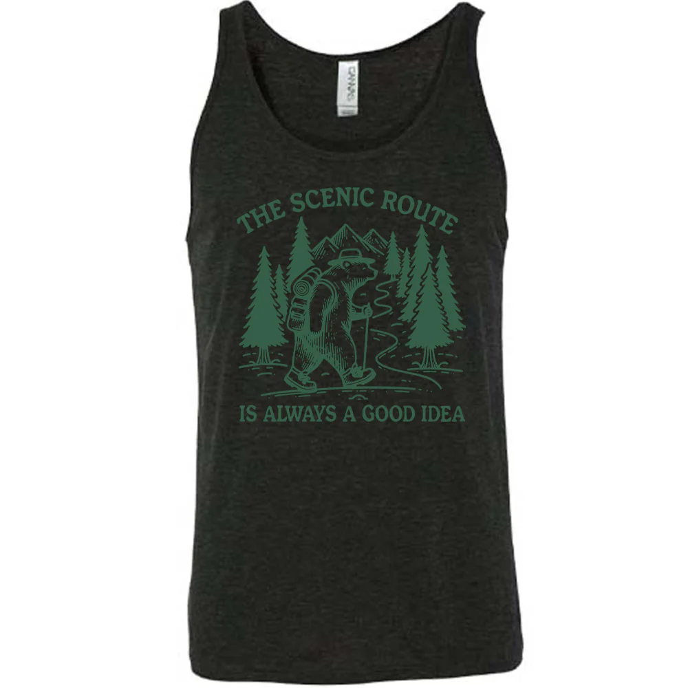 The Scenic Route Is Always A Good Idea Shirt Unisex - Image 2