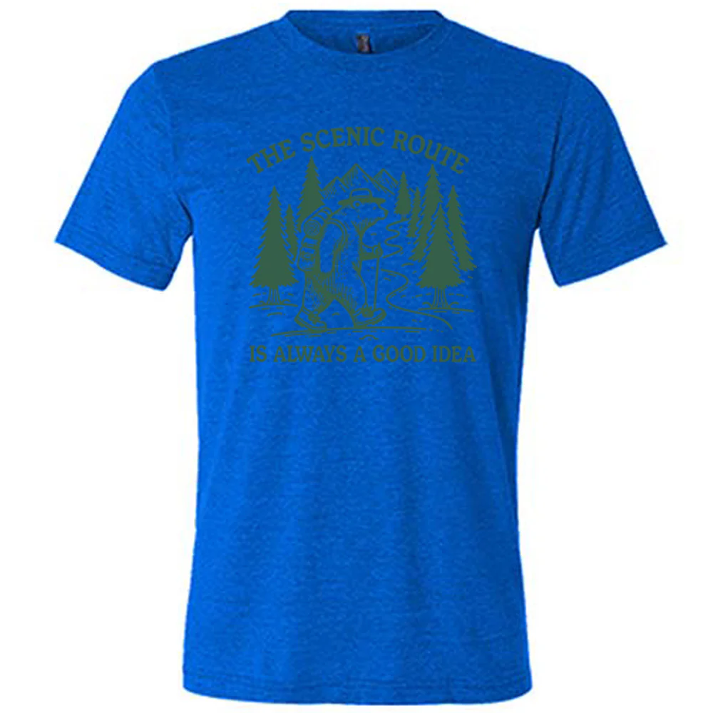 The Scenic Route Is Always A Good Idea Shirt Unisex - Image 3
