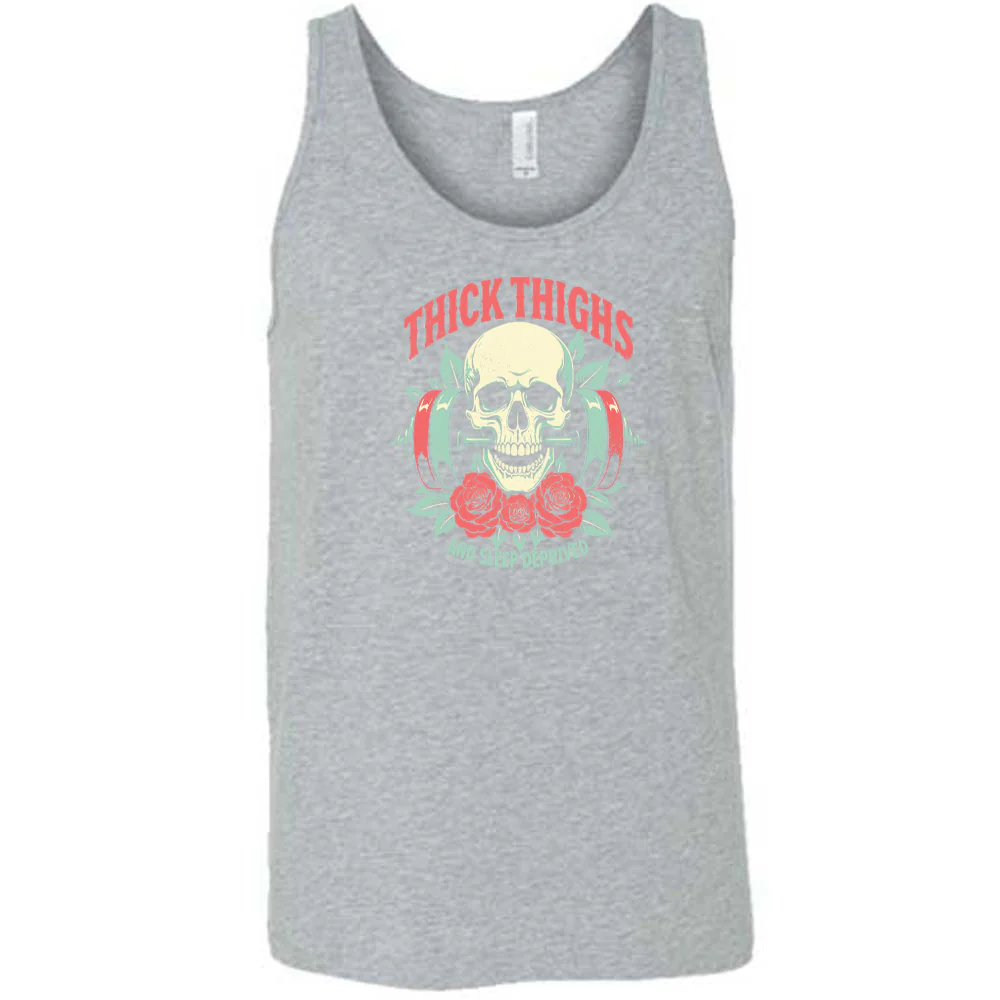 Thick Thighs And Sleep Deprived Shirt Unisex - Image 4