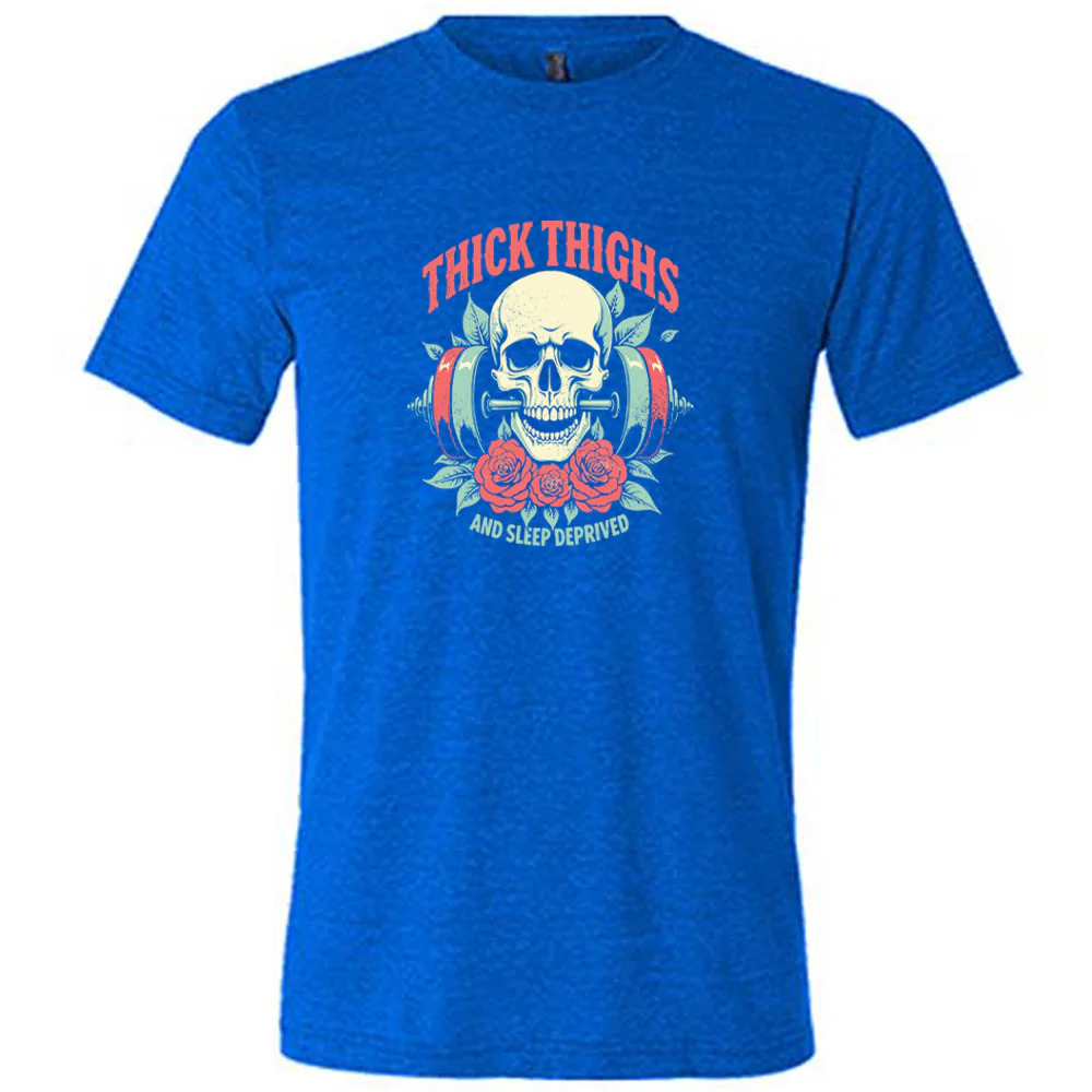 Thick Thighs And Sleep Deprived Shirt Unisex - Image 5
