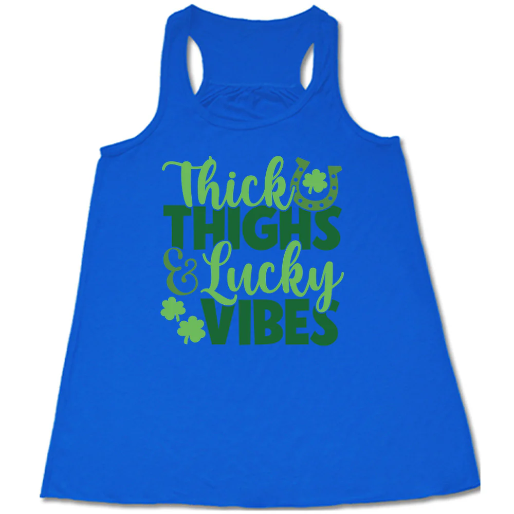 Thick Thighs & Lucky Vibes Shirt - Image 3