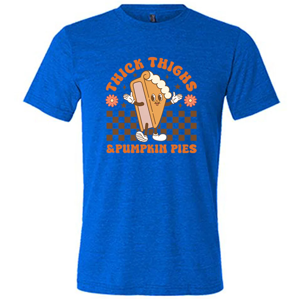 Thick Thighs & Pumpkin Pies Shirt Unisex - Image 8
