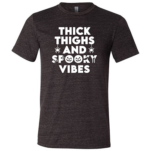 Thick Thighs & Spooky Vibes Shirt Unisex - Image 3