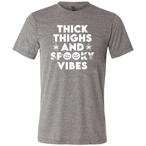 Thick Thighs & Spooky Vibes Shirt Unisex - Image 7