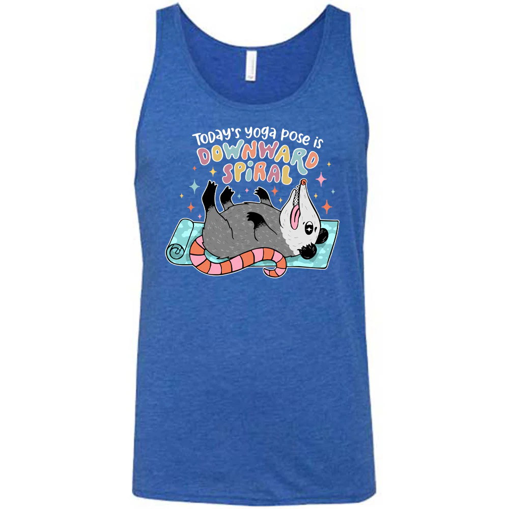 Today's Yoga Pose Is Downward Spiral Shirt Unisex - Image 4
