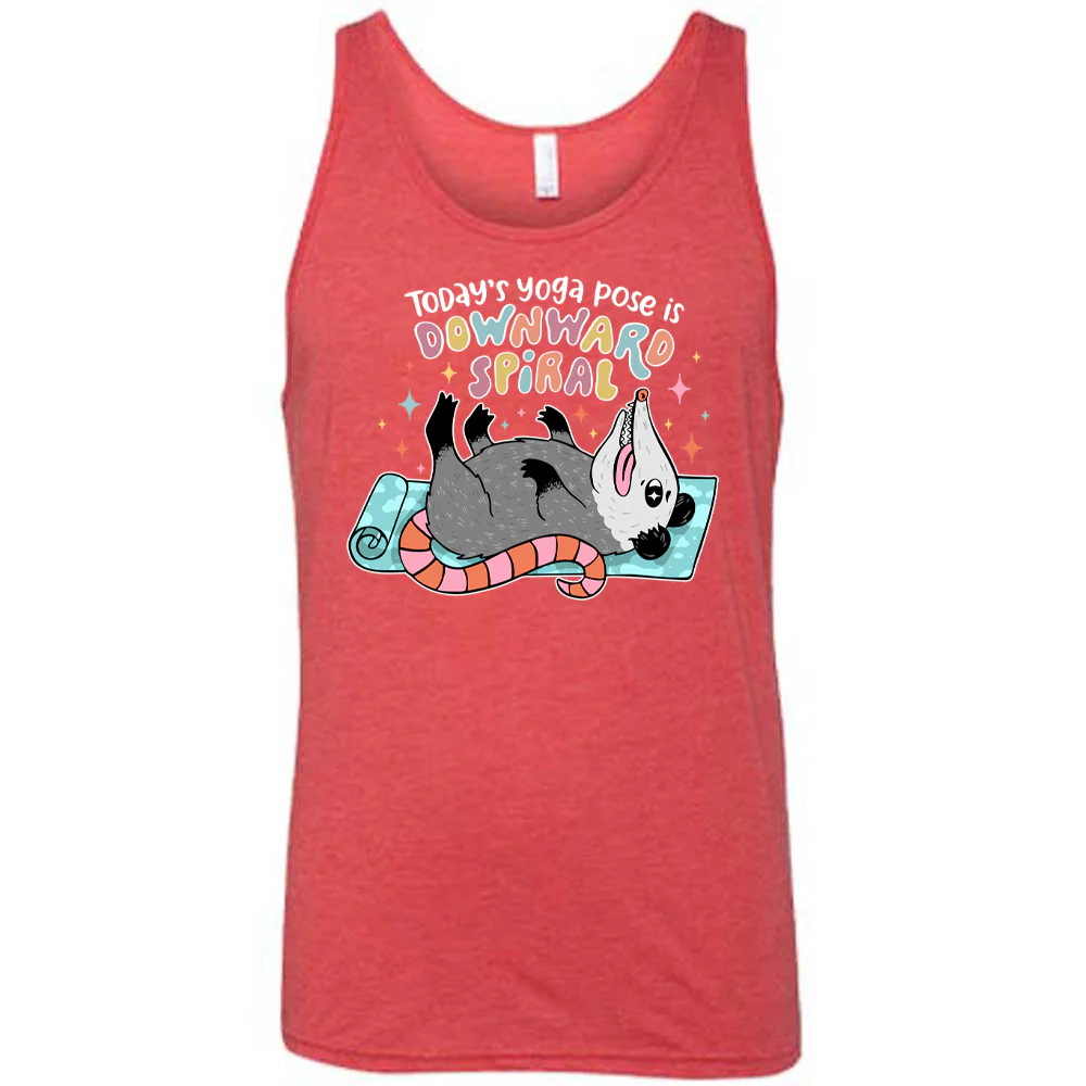Today's Yoga Pose Is Downward Spiral Shirt Unisex - Image 6