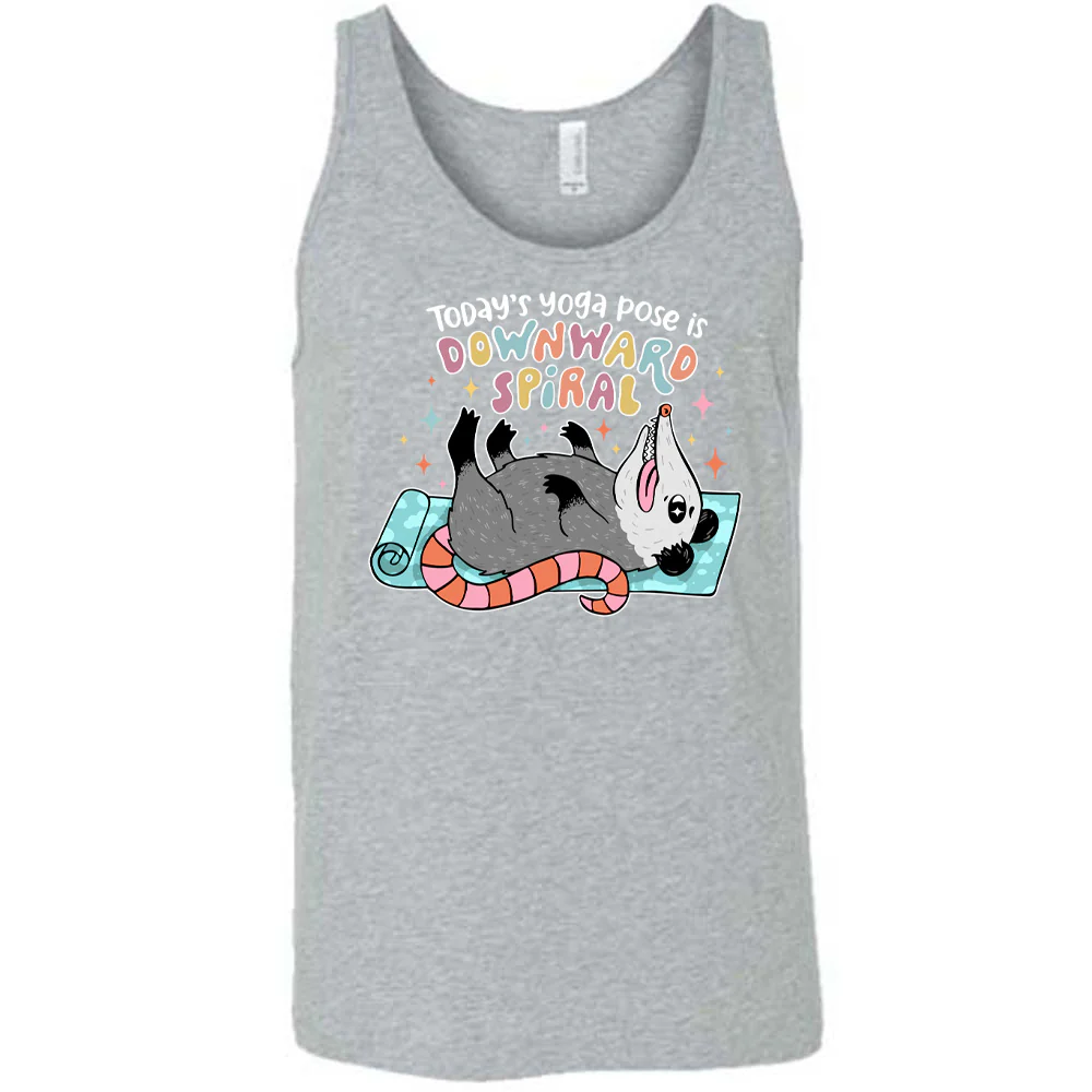 Today's Yoga Pose Is Downward Spiral Shirt Unisex - Image 8