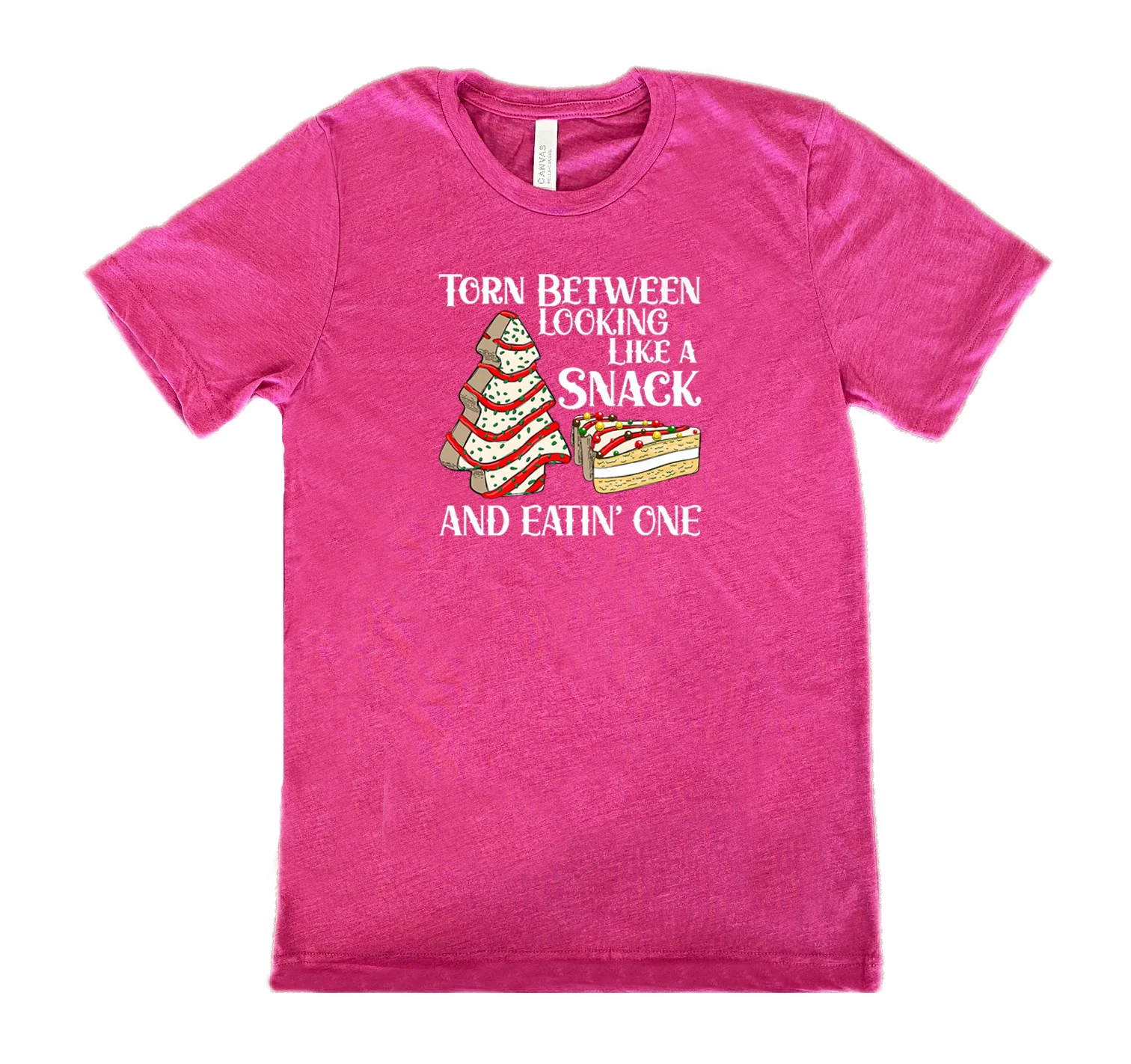 Torn Between Looking Like A Snack And Eating One (With Tree Cakes) Shirt Unisex - Image 12
