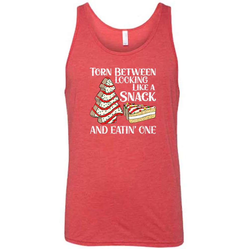 Torn Between Looking Like A Snack And Eating One (With Tree Cakes) Shirt Unisex - Image 9