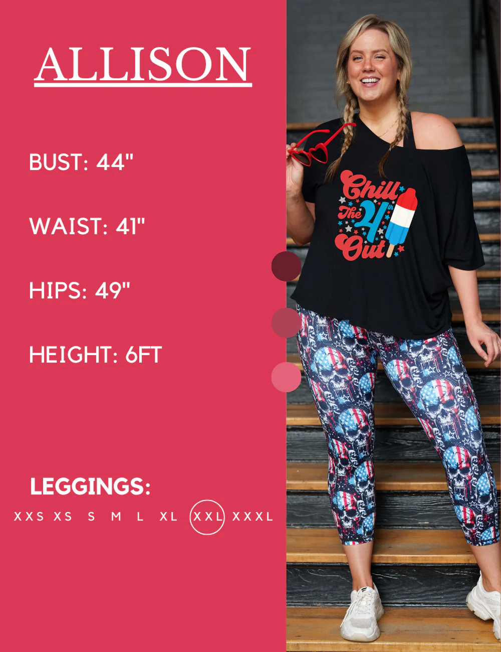 United Skulls Leggings - Image 5
