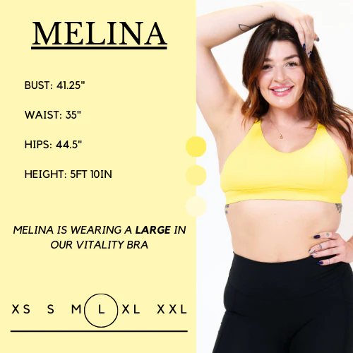 Vitality Bra | Yellow - Image 3