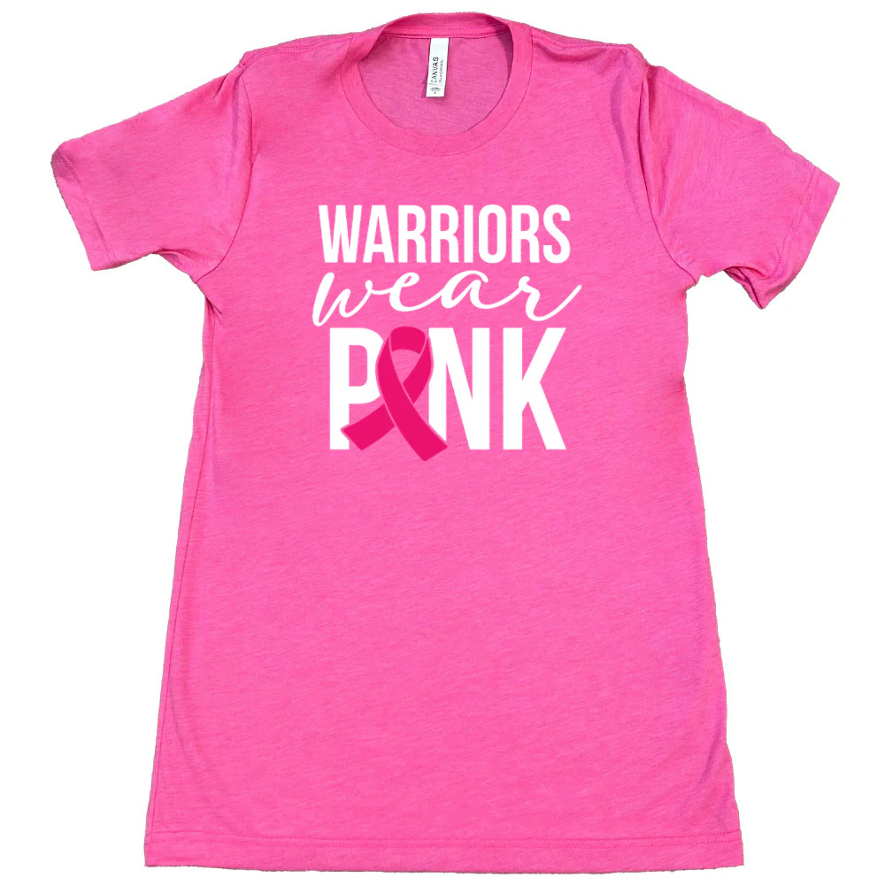 Warriors Wear Pink Shirt Unisex - Image 2