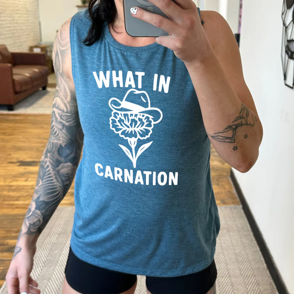 What In Carnation Muscle Tank - Image 2