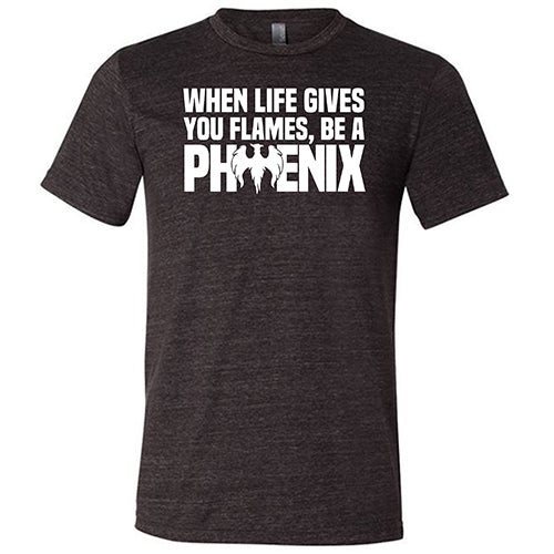 When Life Gives You Flames, Be A Phoenix Shirt Unisex - Image 3
