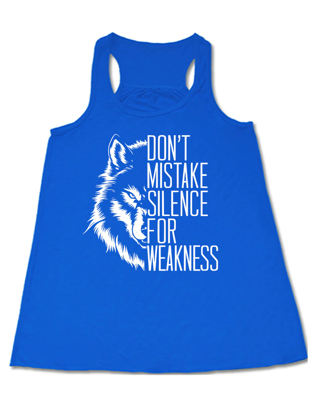 Wolf Don't Mistake Silence for Weakness Shirt - Image 3