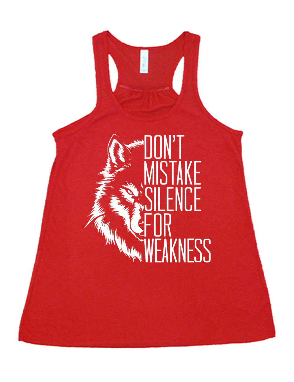 Wolf Don't Mistake Silence for Weakness Shirt - Image 5