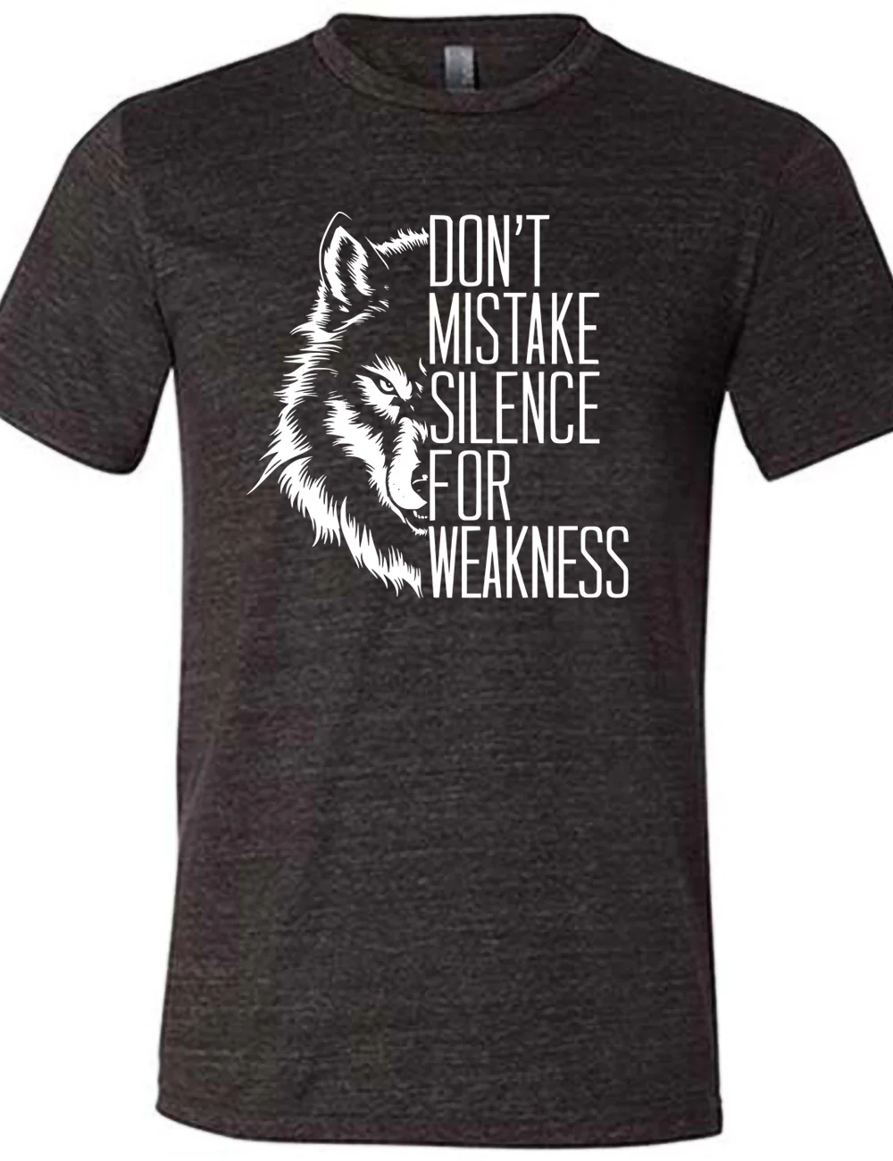 Wolf Don't Mistake Silence for Weakness Shirt Unisex