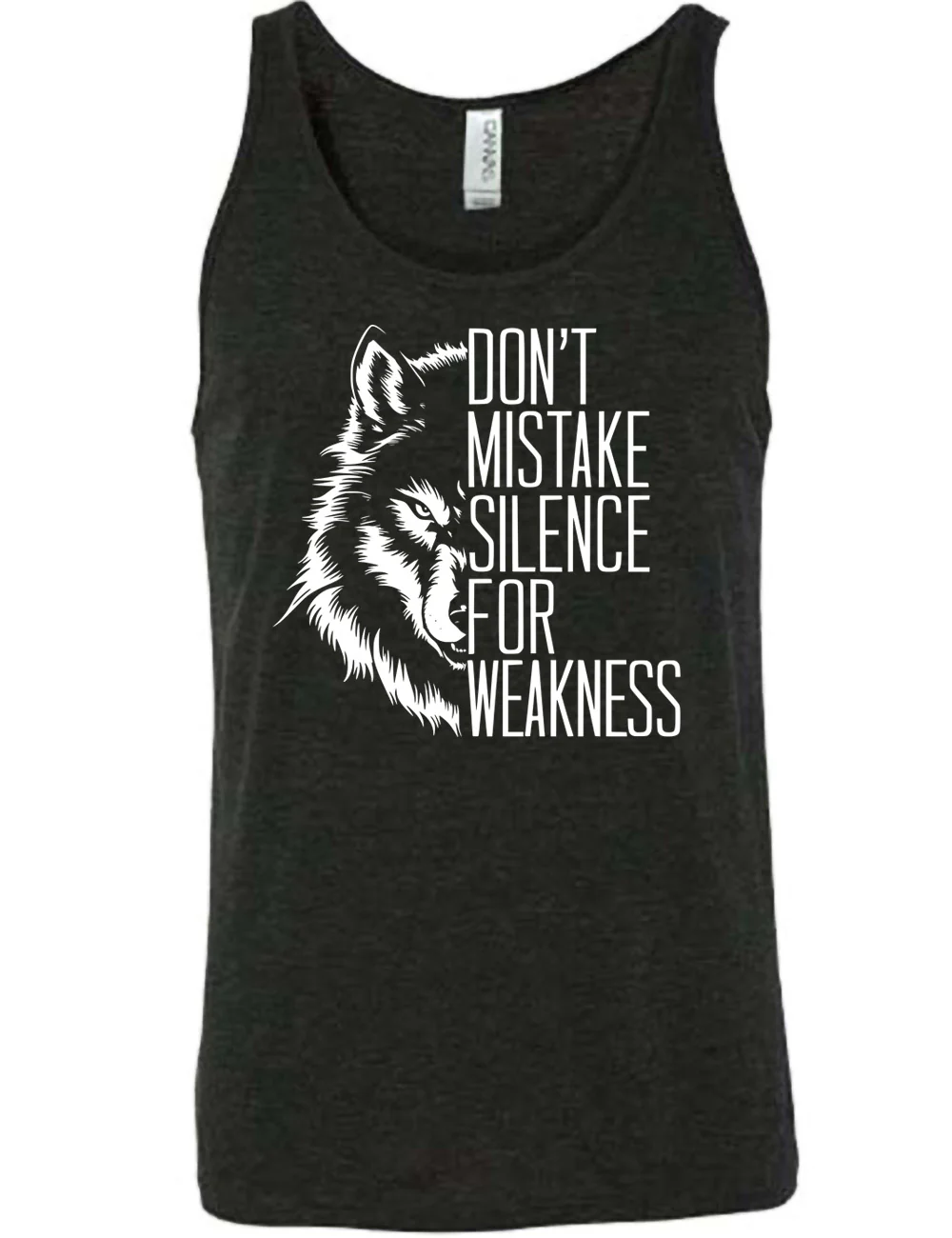 Wolf Don't Mistake Silence for Weakness Shirt Unisex - Image 2