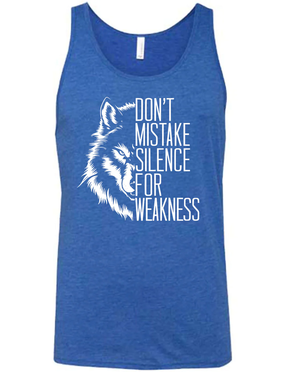 Wolf Don't Mistake Silence for Weakness Shirt Unisex - Image 4