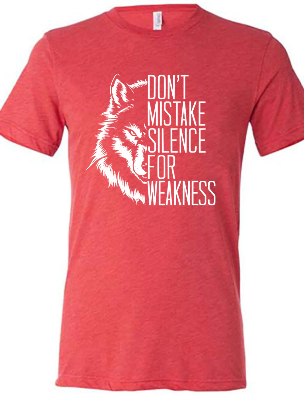 Wolf Don't Mistake Silence for Weakness Shirt Unisex - Image 5