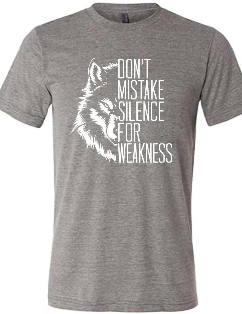 Wolf Don't Mistake Silence for Weakness Shirt Unisex - Image 7