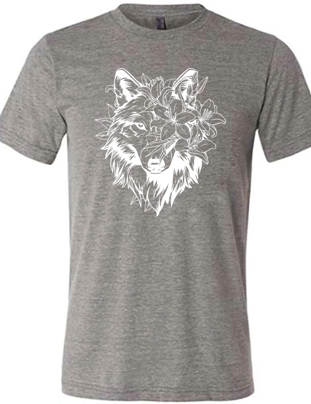 Wolf Lilies Shirt Unisex - Image 7