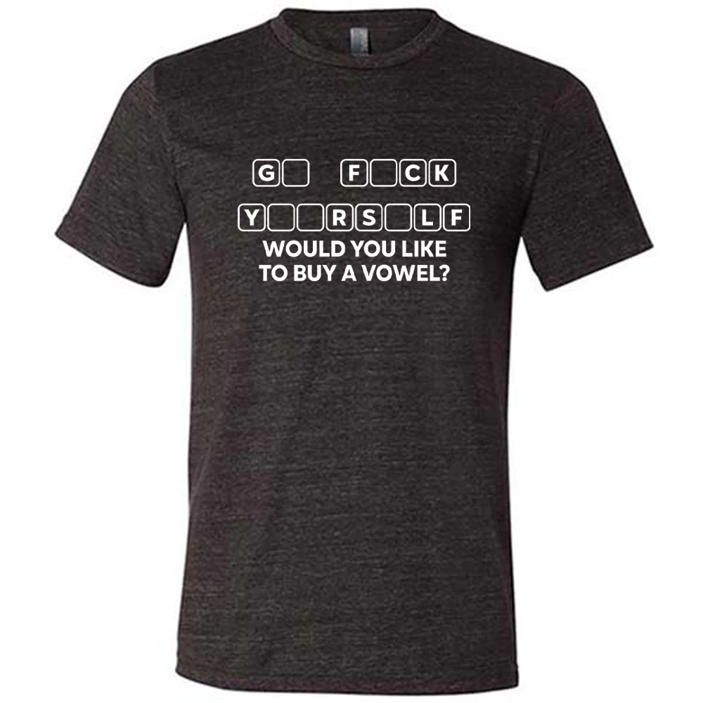 Would You Like to Buy a Vowel? Shirt Unisex