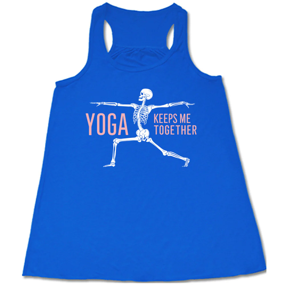 Yoga Keeps Me Together Skeleton Shirt - Image 3