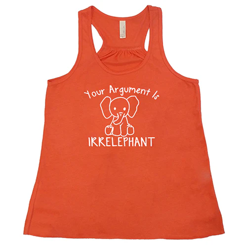 Your Argument Is Irrelephant Shirt - Image 3